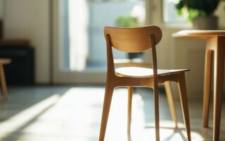 Quelle hauteur de chaise est adaptée pour une table de 80 cm ?