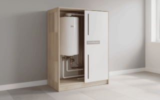 meuble cache chauffe-eau