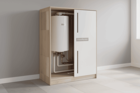 meuble cache chauffe-eau