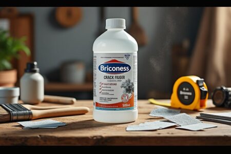 découvrez les avantages du colmateur fissures transparent 500 ml briconess. spécialement conçu pour réparer et protéger vos surfaces, ce produit s'applique facilement et offre une finition invisible. idéal pour les fissures aux murs et aux sols, il garantit une durabilité exceptionnelle. faites le choix de la qualité et de l’efficacité avec briconess !