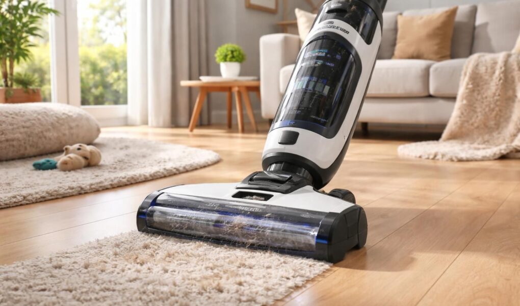 découvrez l'aspirateur balai floor one s6 pet, l'outil innovant qui révolutionne votre routine de nettoyage grâce à son efficacité et sa praticité spécialement conçue pour les foyers avec animaux.