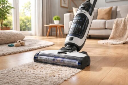 découvrez l'aspirateur balai floor one s6 pet, l'outil innovant qui révolutionne votre routine de nettoyage grâce à son efficacité et sa praticité spécialement conçue pour les foyers avec animaux.