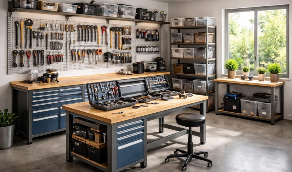 découvrez des idées pratiques pour transformer votre garage en un atelier fonctionnel et optimisé, alliant organisation, confort et efficacité.