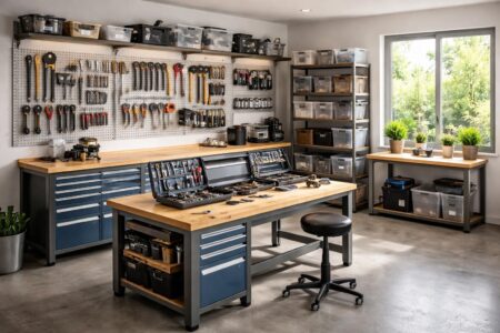 découvrez des idées pratiques pour transformer votre garage en un atelier fonctionnel et optimisé, alliant organisation, confort et efficacité.