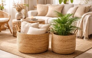 découvrez comment intégrer un panier en jonc de mer pour apporter une touche bohème et naturelle à votre décoration intérieure.