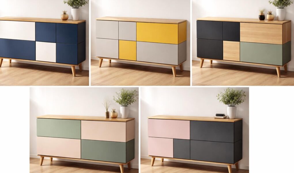 découvrez 5 idées graphiques pour peindre un meuble en bicolore et lui donner un look moderne et tendance. transformez votre intérieur facilement avec ces astuces créatives.
