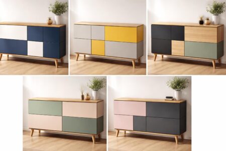découvrez 5 idées graphiques pour peindre un meuble en bicolore et lui donner un look moderne et tendance. transformez votre intérieur facilement avec ces astuces créatives.