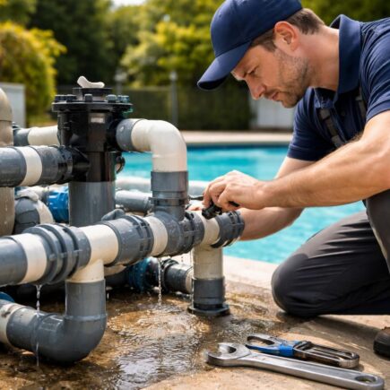 apprenez à diagnostiquer et réparer une fuite dans le circuit de filtration de votre piscine pour assurer une eau claire et un fonctionnement optimal.
