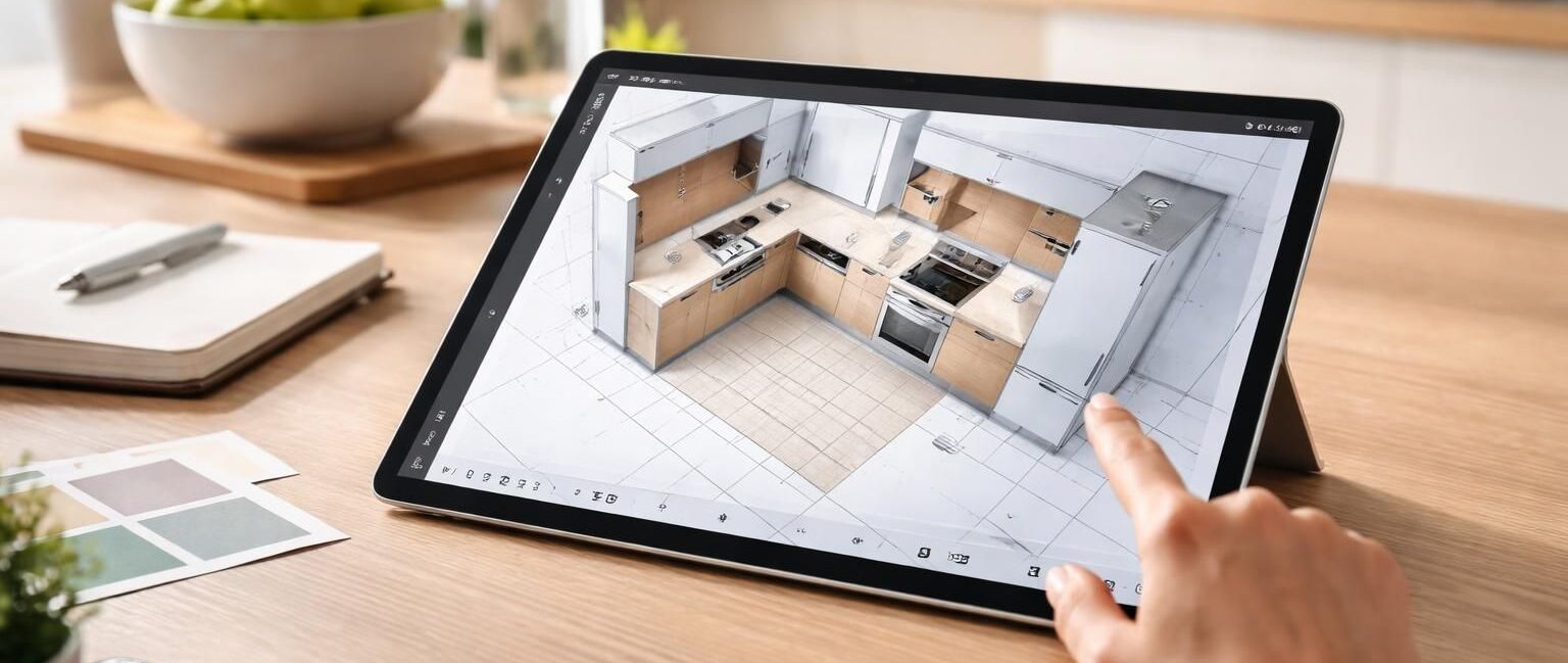 découvrez comment préparer un plan d’implantation de cuisine efficacement grâce à une tablette tactile microsoft, alliant praticité et innovation pour faciliter votre projet.