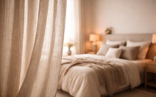 découvrez comment choisir la matière idéale pour vos rideaux de chambre parentale afin de créer une ambiance intime et chaleureuse.