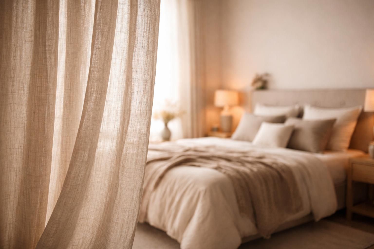 découvrez comment choisir la matière idéale pour vos rideaux de chambre parentale afin de créer une ambiance intime et chaleureuse.