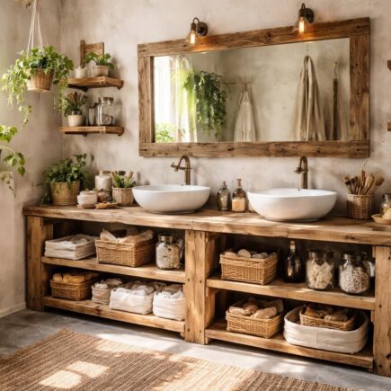 découvrez nos idées pour aménager une salle de bain esprit récup et adoptez une décoration zéro déchet alliant écologie et style.