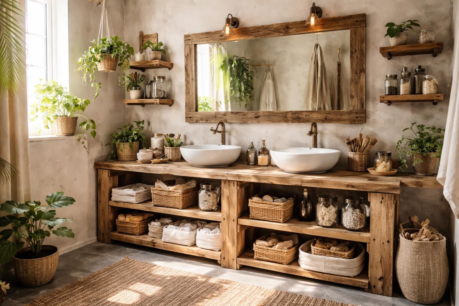 découvrez nos idées pour aménager une salle de bain esprit récup et adoptez une décoration zéro déchet alliant écologie et style.