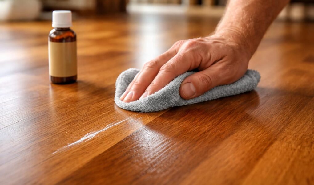 découvrez des astuces efficaces pour enlever une rayure sur un parquet en bois massif verni et redonnez-lui son éclat d'origine facilement.