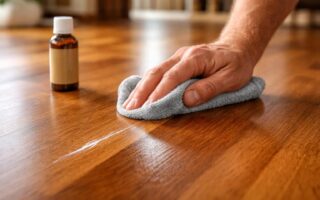 découvrez des astuces efficaces pour enlever une rayure sur un parquet en bois massif verni et redonnez-lui son éclat d'origine facilement.