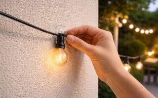 découvrez des astuces simples et efficaces pour fixer une guirlande sur un mur extérieur sans abîmer le crépi, en protégeant vos murs tout en décorant votre espace.