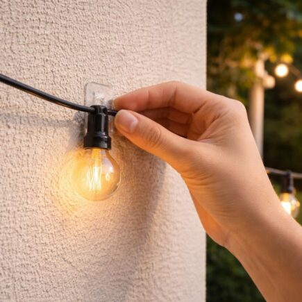 découvrez des astuces simples et efficaces pour fixer une guirlande sur un mur extérieur sans abîmer le crépi, en protégeant vos murs tout en décorant votre espace.