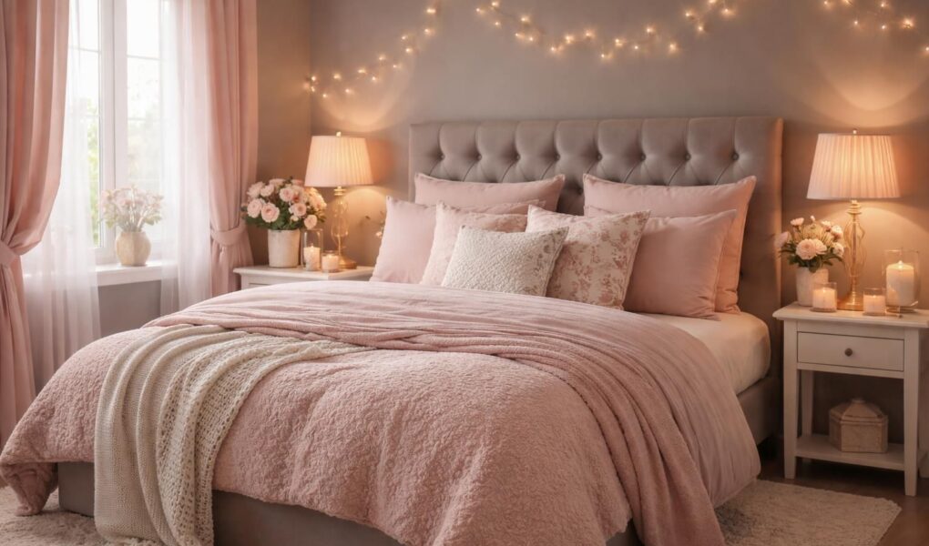 découvrez comment marier le taupe et le rose poudré dans votre déco chambre pour créer une ambiance romantique, élégante et chaleureuse.