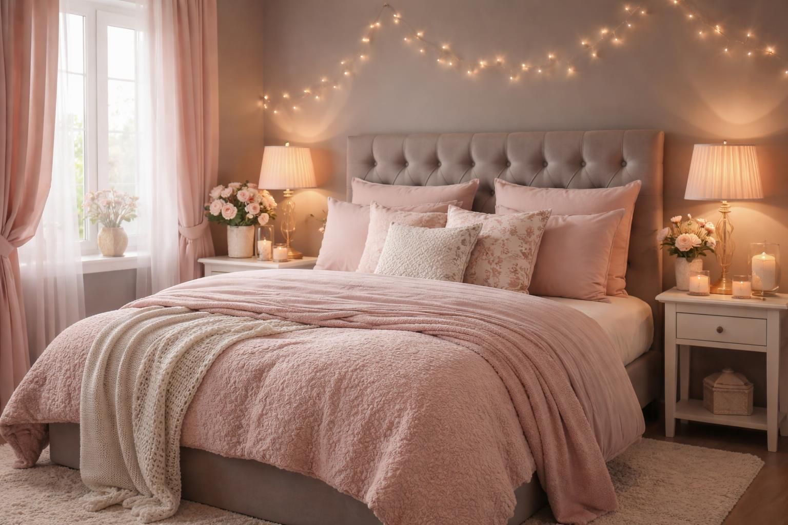 découvrez comment marier le taupe et le rose poudré dans votre déco chambre pour créer une ambiance romantique, élégante et chaleureuse.