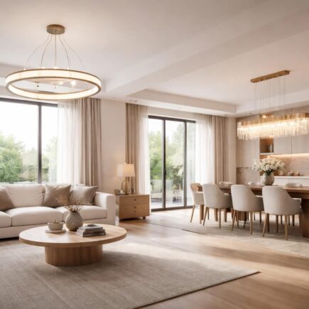 découvrez comment bien choisir la taille de votre plafonnier pour sublimer votre salon et salle à manger, alliant éclairage optimal et décoration harmonieuse.