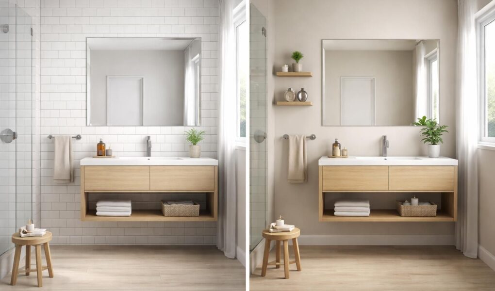 découvrez les avantages et inconvénients des salles de bain avec ou sans carrelage et trouvez le revêtement mural idéal pour votre espace.