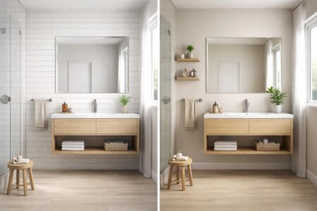 découvrez les avantages et inconvénients des salles de bain avec ou sans carrelage et trouvez le revêtement mural idéal pour votre espace.