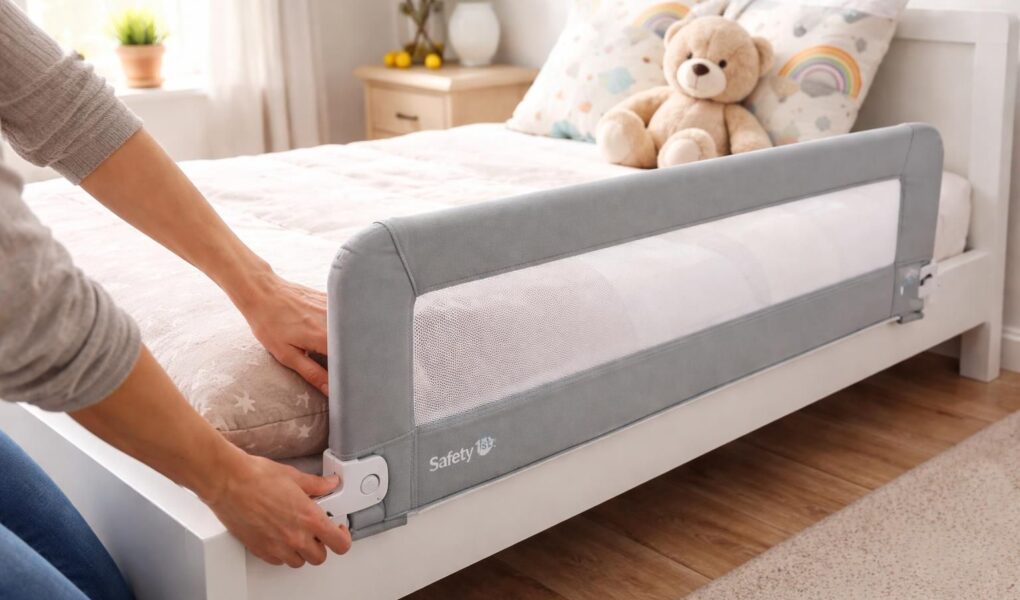 découvrez comment installer et ajuster facilement une barrière de lit safety first pour assurer la sécurité de votre enfant pendant son sommeil.