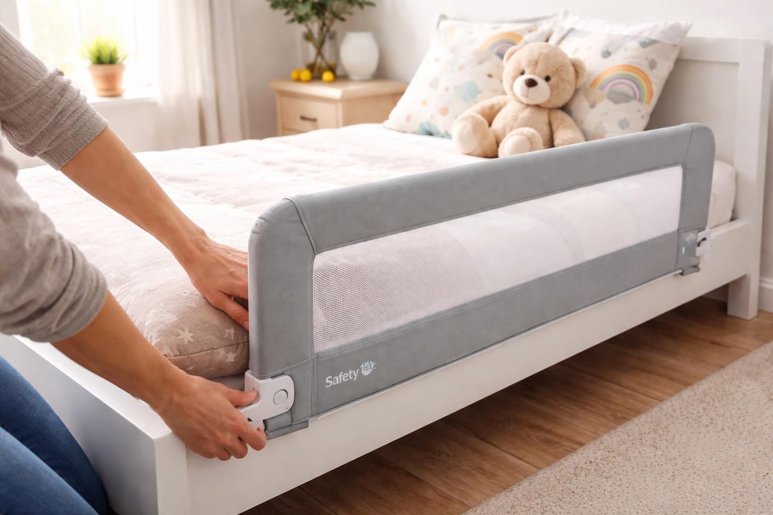 découvrez comment installer et ajuster facilement une barrière de lit safety first pour assurer la sécurité de votre enfant pendant son sommeil.