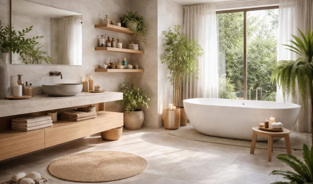 découvrez les matières naturelles et les teintes apaisantes pour une salle de bain zen, un espace parfait pour se détendre et se ressourcer.