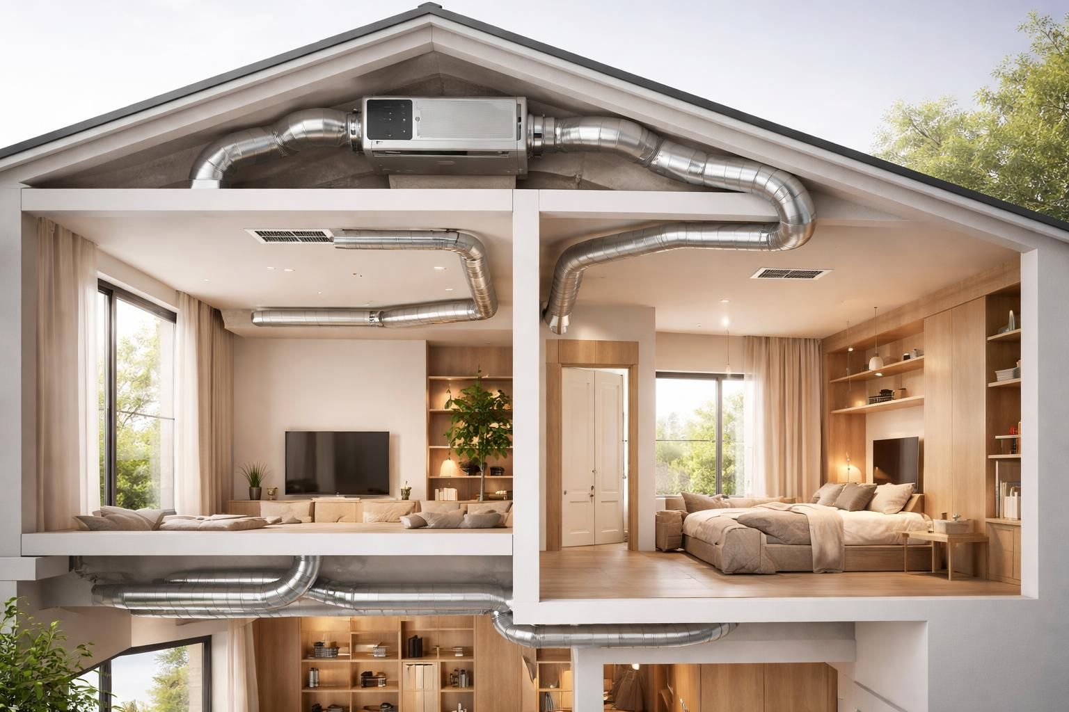 découvrez notre guide complet sur la climatisation gainable, une solution centralisée pour un confort thermique optimal dans toute votre maison.