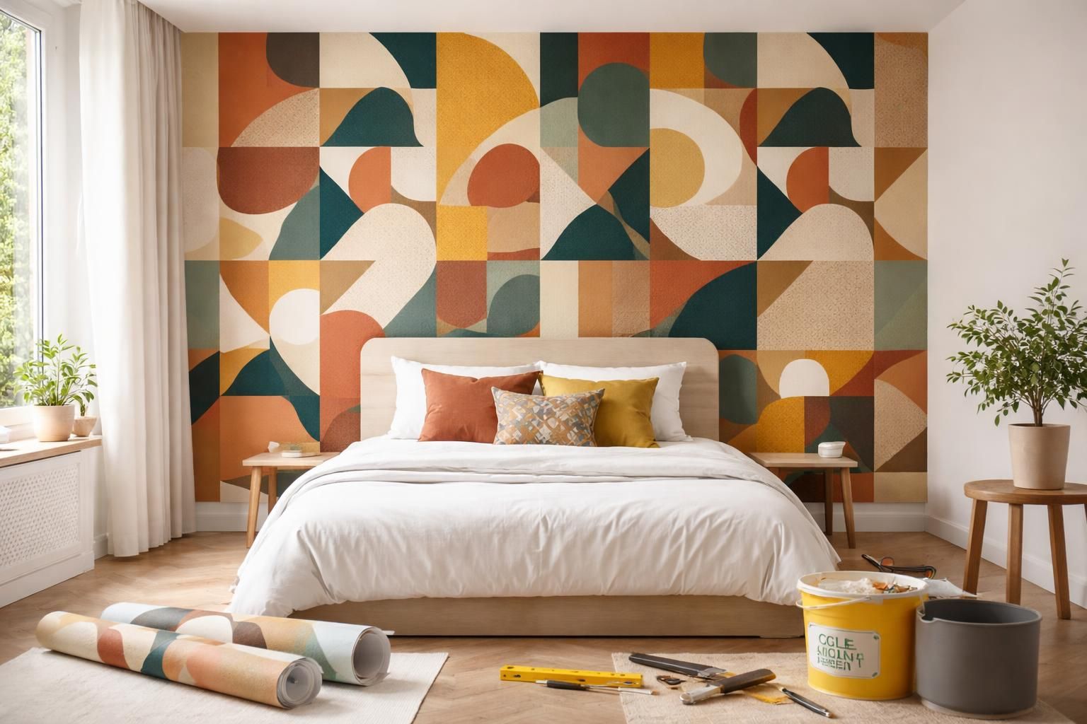 découvrez comment créer une tête de lit originale et économique avec du papier peint grâce à ce tutoriel déco simple et pas à pas.