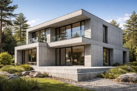 découvrez les avantages d'une maison en béton banché, une solution durable et robuste pour une construction solide et résistante aux aléas climatiques.