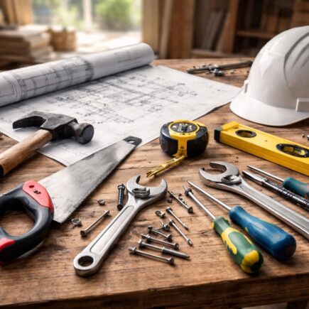 découvrez notre liste complète des outils essentiels pour la construction d'une maison, idéale pour les professionnels comme pour les amateurs du bricolage.