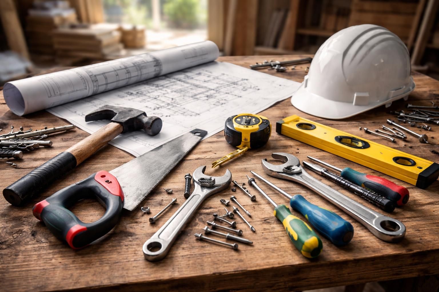 découvrez notre liste complète des outils essentiels pour la construction d'une maison, idéale pour les professionnels comme pour les amateurs du bricolage.