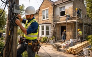 découvrez nos services de rénovation de maison alliant modernité et confort, avec une installation professionnelle de ligne téléphonique pour une connexion optimale.
