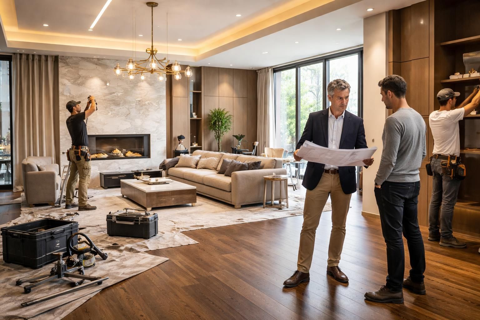 confiez la rénovation de votre maison haut de gamme à des experts passionnés pour un résultat élégant, durable et sur-mesure.
