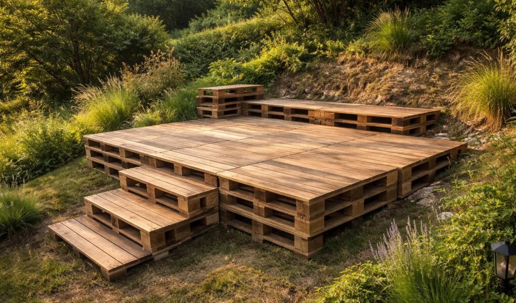 découvrez comment construire une terrasse en palette sur un terrain en pente avec une méthode diy économique, simple et écologique pour valoriser votre extérieur.