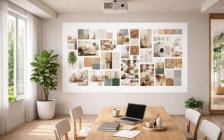 découvrez comment créer un moodboard géant pour votre déco intérieure grâce au vidéoprojecteur acer, une solution innovante pour personnaliser vos murs avec style et créativité.