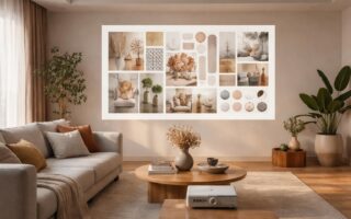 découvrez comment transformer votre décoration intérieure en projetant un moodboard au mur grâce au vidéoprojecteur epson, pour une ambiance créative et inspirante.