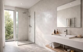 découvrez les enduits spécialement conçus pour les salles de bain, offrant une résistance optimale à l'humidité et protégeant efficacement vos murs contre les moisissures.