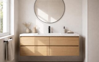 découvrez la hauteur idéale du plan de travail en salle de bain selon les normes pour allier confort et fonctionnalité dans votre espace.