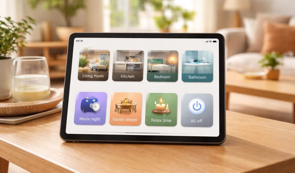 découvrez comment organiser une tablette ipad avec une interface familiale adaptée aux scènes et pièces, pour une utilisation simple et conviviale par tous les membres de la famille.