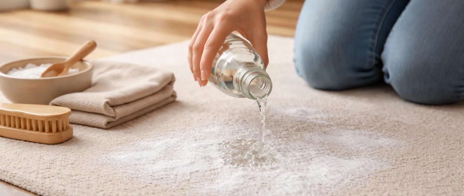 apprenez à nettoyer efficacement votre tapis avec du vinaigre blanc et du bicarbonate de soude. découvrez le bon dosage à utiliser et les limites de ces méthodes naturelles pour un tapis propre et bien entretenu.