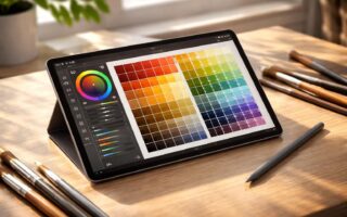 découvrez comment choisir une palette de couleurs cohérente pour vos projets de peinture sur votre tablette samsung galaxy, alliant créativité et technologie.