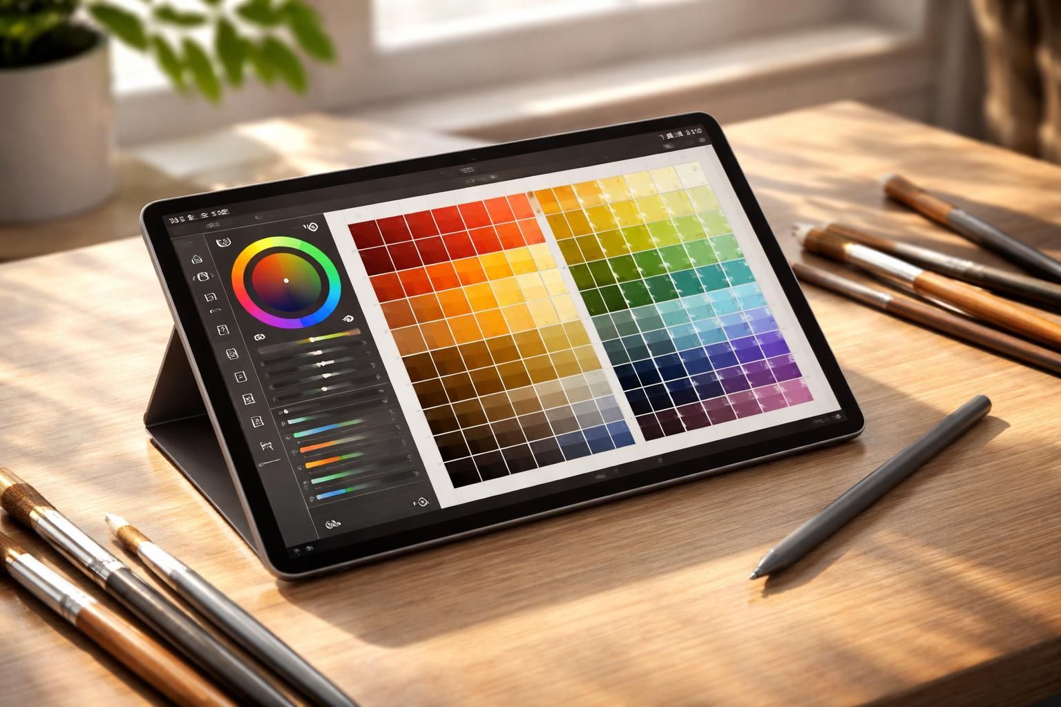 découvrez comment choisir une palette de couleurs cohérente pour vos projets de peinture sur votre tablette samsung galaxy, alliant créativité et technologie.