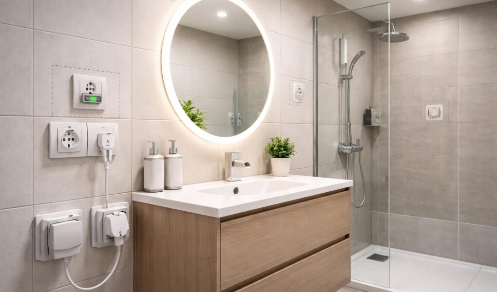 découvrez comment choisir la prise électrique adaptée pour votre salle de bain en respectant les normes et règles de sécurité indispensables pour un espace humide.