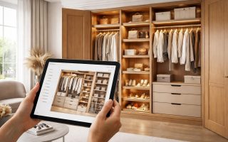 découvrez comment transformer facilement un placard en dressing grâce à une tablette tactile pour un rangement optimisé et moderne.