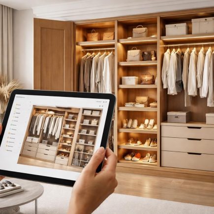 découvrez comment transformer facilement un placard en dressing grâce à une tablette tactile pour un rangement optimisé et moderne.