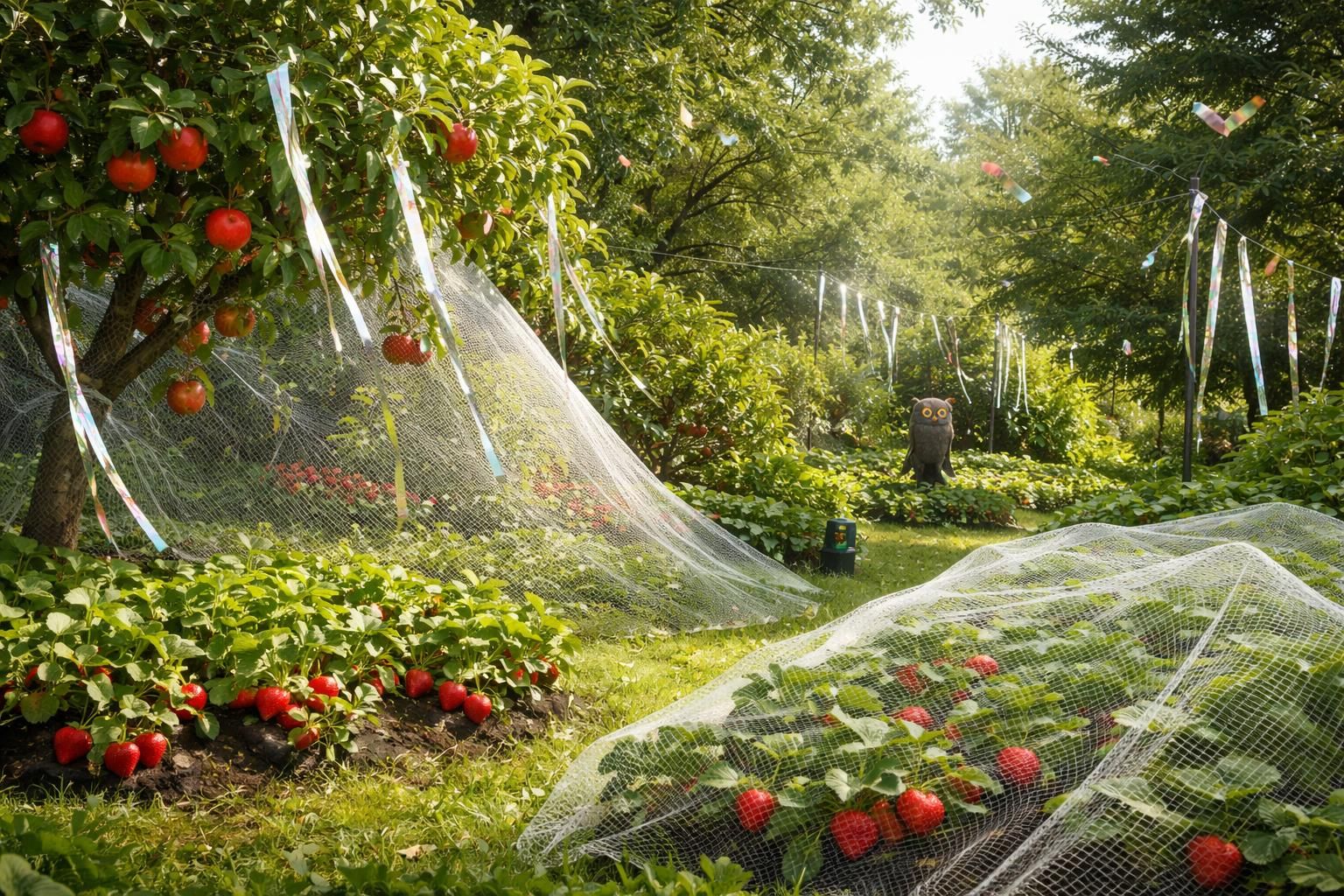 découvrez nos solutions répulsives efficaces contre les moineaux pour protéger vos fruits et plantations tout au long de l'année.