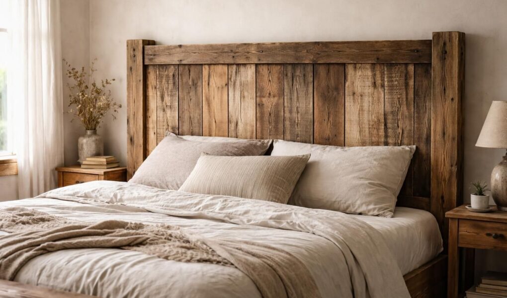 découvrez comment créer un style grange unique avec une tête de lit en bois récupéré. donnez du charme et de l'authenticité à votre chambre grâce à des matériaux recyclés et un design rustique.